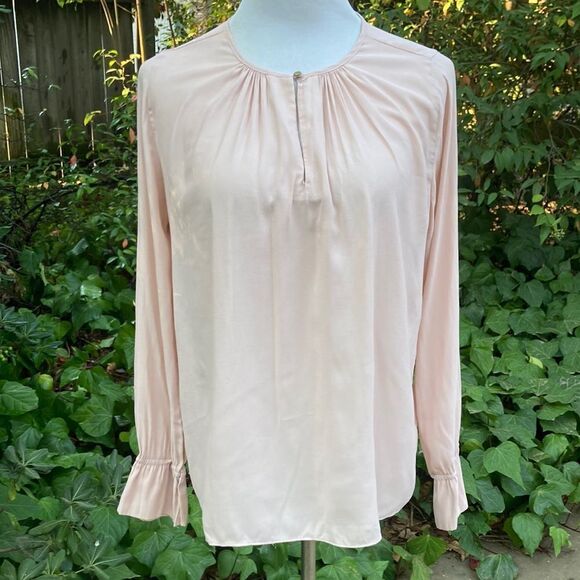 H & M Bohemian Long Sleeve Blouse Size 6 - Picture 1 of 11